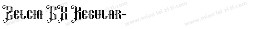 Zelcin GX Regular字体转换